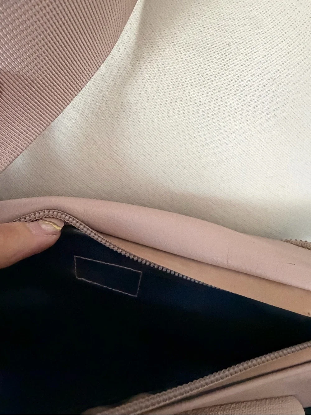 VEGAN LEATHER Dusty Rose Crossbody Baby Bag Sling